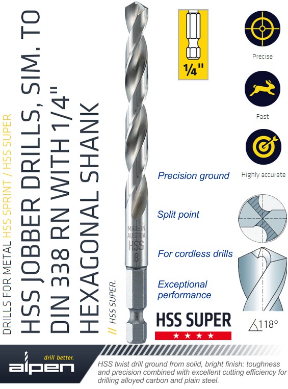 Alpen 952 series drill bit