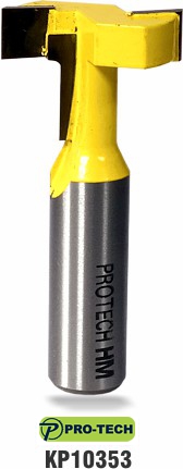 T-slot router bit sample