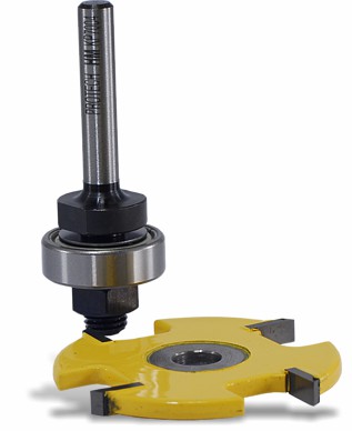 Slot cutter router bit