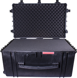 HARD CASE 670X515X375MM OD WITH FOAM BLACK WATER & DUST PROOF (584433)